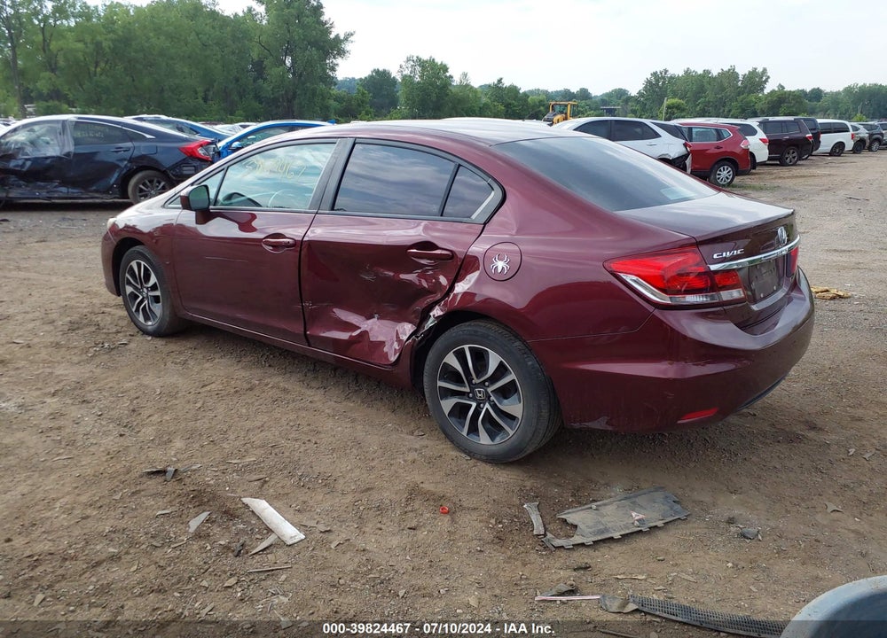 2014 HONDA CIVIC EX VIN: 19XFB2F82EE044013