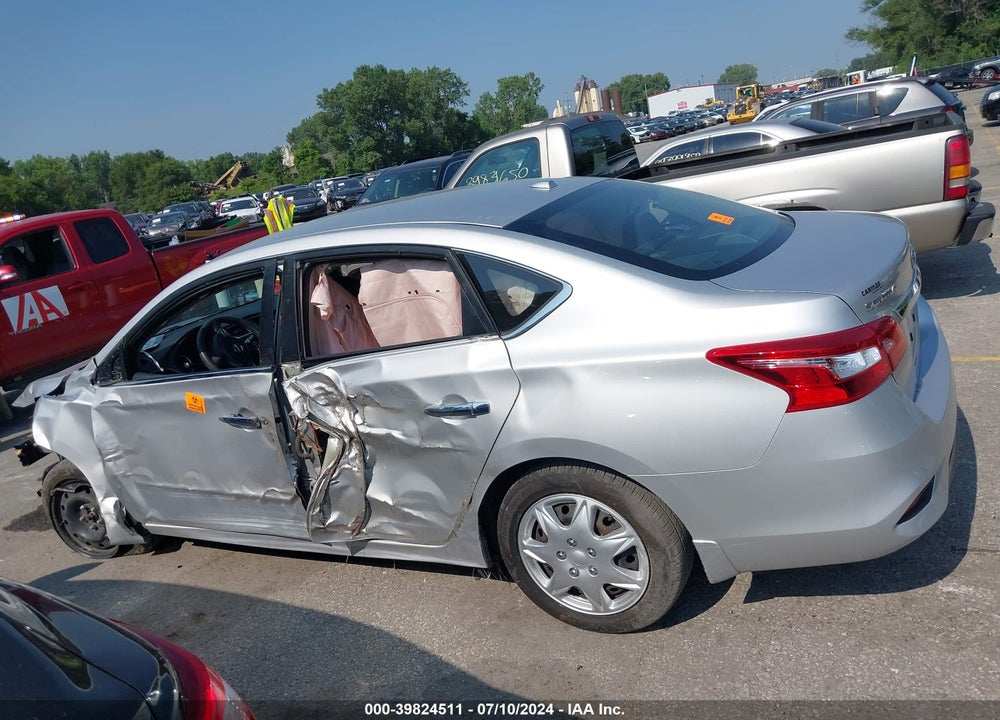 2017 NISSAN SENTRA SV VIN: 3N1AB7AP7HL709156