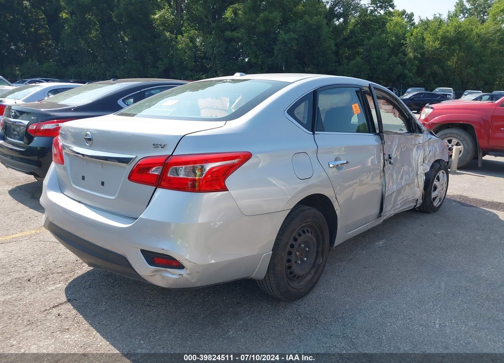 2017 NISSAN SENTRA SV VIN: 3N1AB7AP7HL709156