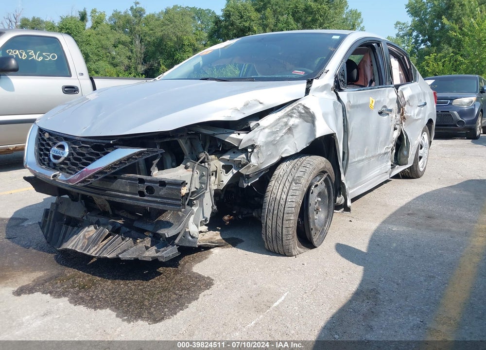 2017 NISSAN SENTRA SV VIN: 3N1AB7AP7HL709156