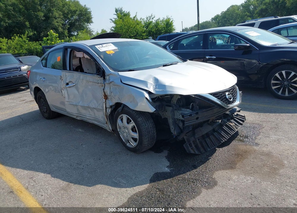 2017 NISSAN SENTRA SV VIN: 3N1AB7AP7HL709156