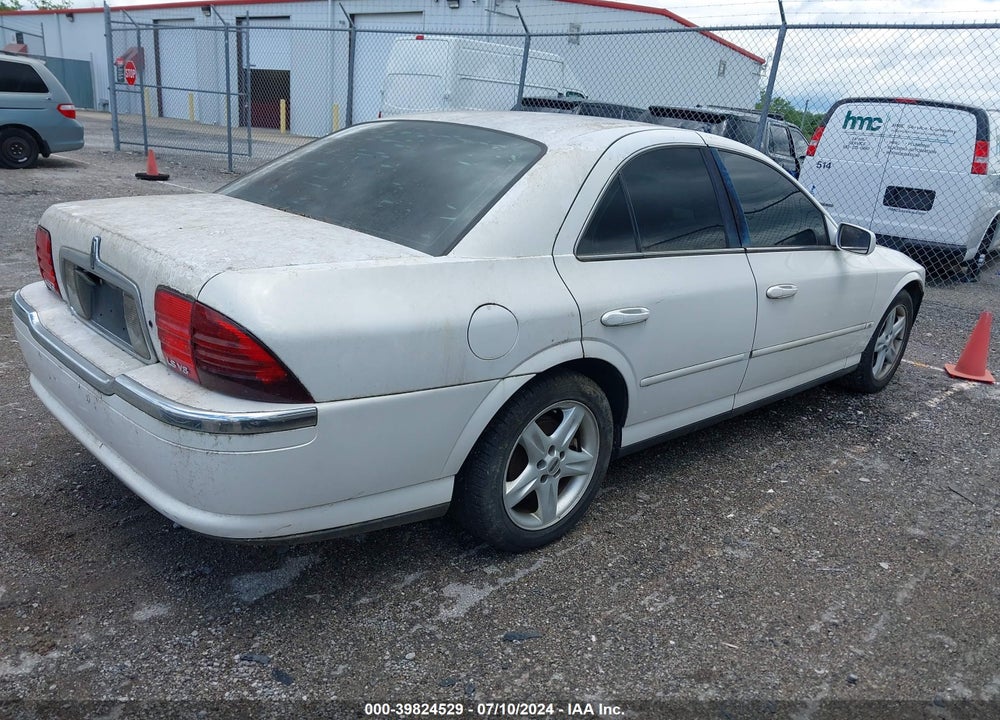 2001 LINCOLN LS VIN: 1LNHM87A11Y614915