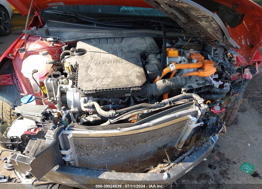 2021 HYUNDAI ELANTRA HYBRID BLUE VIN: KMHLM4AJ3MU009267