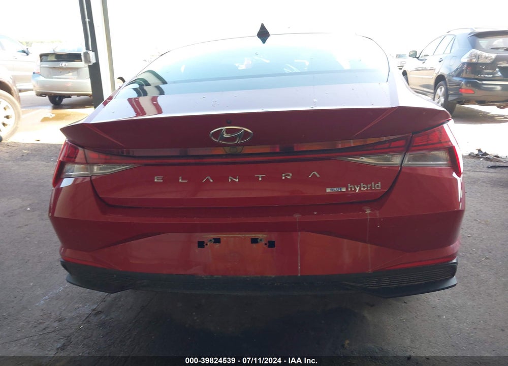 2021 HYUNDAI ELANTRA HYBRID BLUE VIN: KMHLM4AJ3MU009267