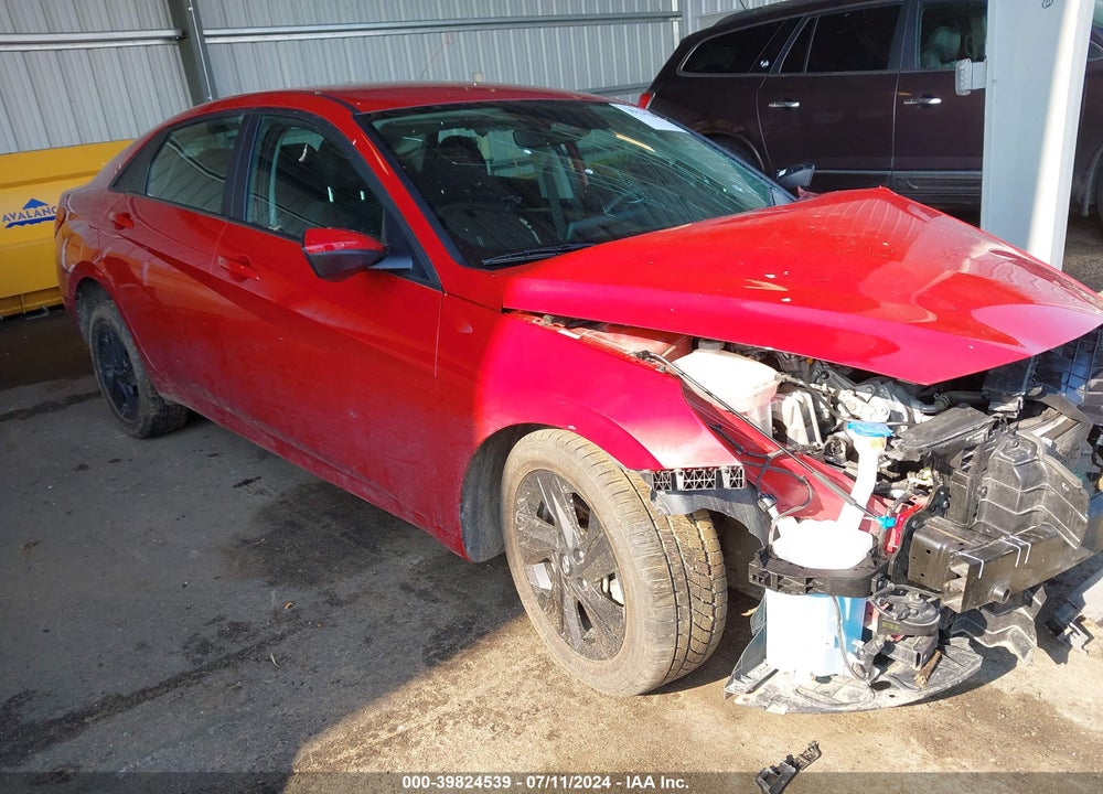 2021 HYUNDAI ELANTRA HYBRID BLUE VIN: KMHLM4AJ3MU009267