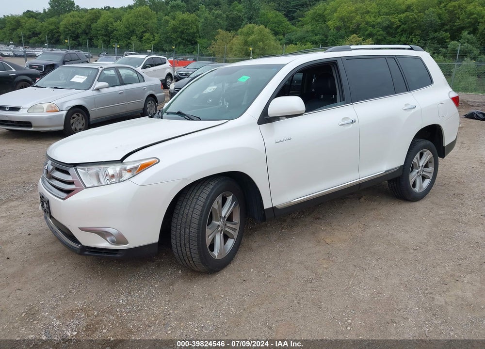 2013 TOYOTA HIGHLANDER LIMITED V6 VIN: 5TDDK3EH6DS264824