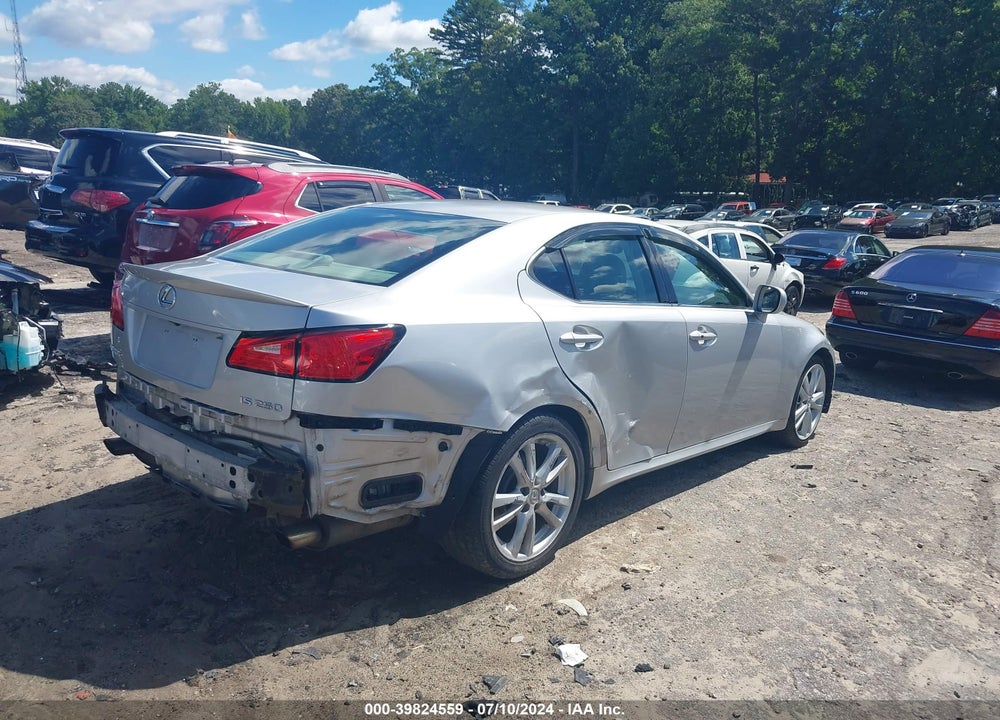 2006 LEXUS IS 250 VIN: JTHBK262465022035
