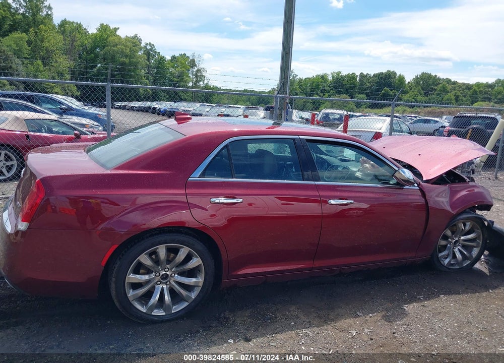 2018 CHRYSLER 300 LIMITED VIN: 2C3CCAEG3JH137502