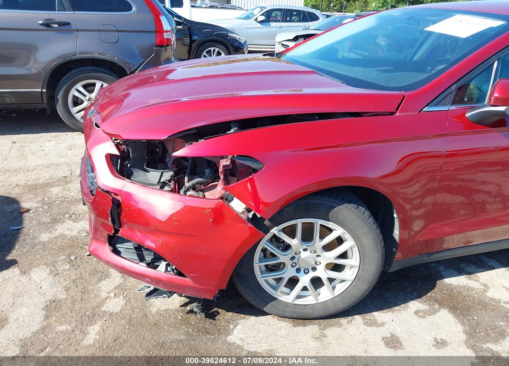 2013 FORD FUSION S VIN: 3FA6P0G73DR156392