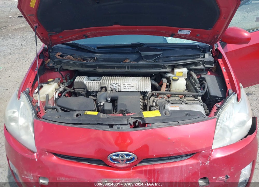 2011 TOYOTA PRIUS TWO VIN: JTDKN3DU3B0289046