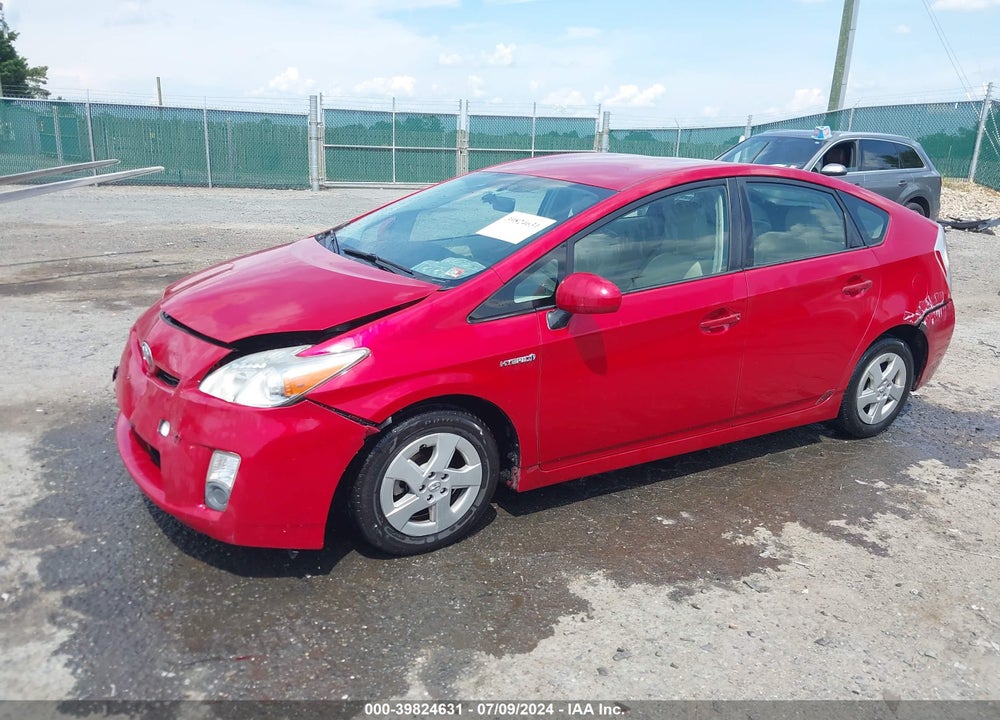 2011 TOYOTA PRIUS TWO VIN: JTDKN3DU3B0289046