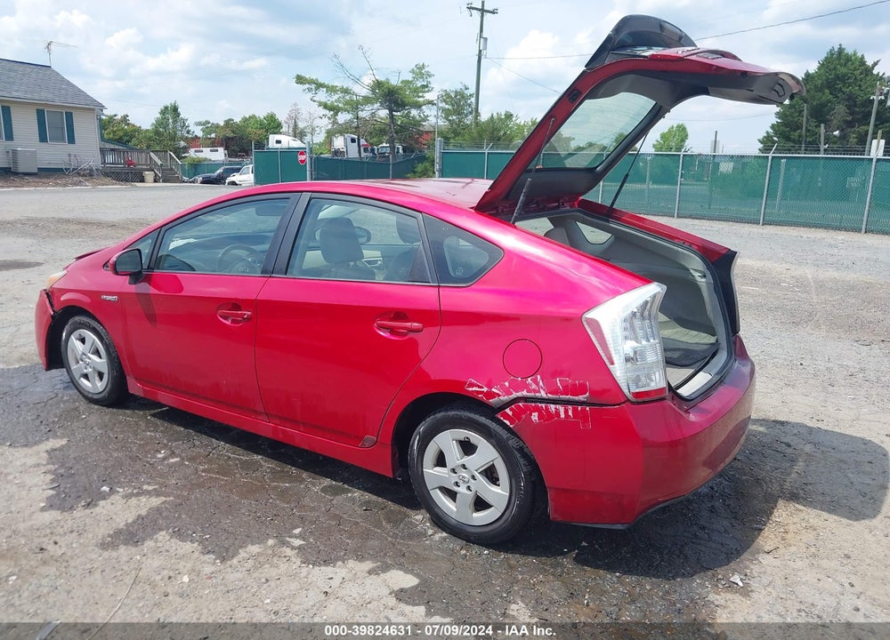 2011 TOYOTA PRIUS TWO VIN: JTDKN3DU3B0289046