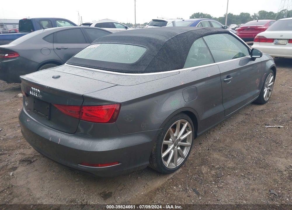 2016 AUDI A3 1.8T PREMIUM VIN: WAU67LFF6G1039485