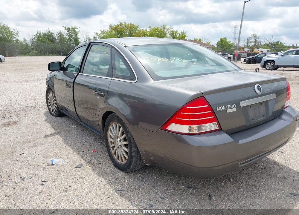 2005 MERCURY MONTEGO PREMIER VIN: 1MEHM42135G619175