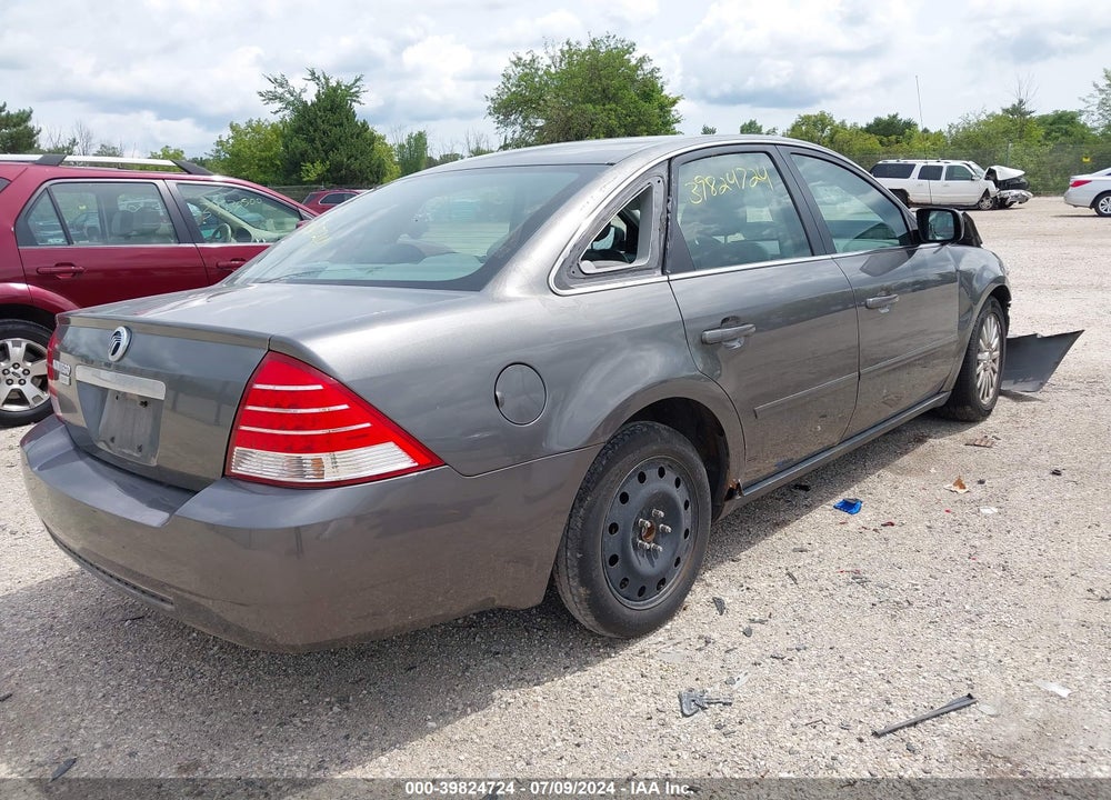 2005 MERCURY MONTEGO PREMIER VIN: 1MEHM42135G619175