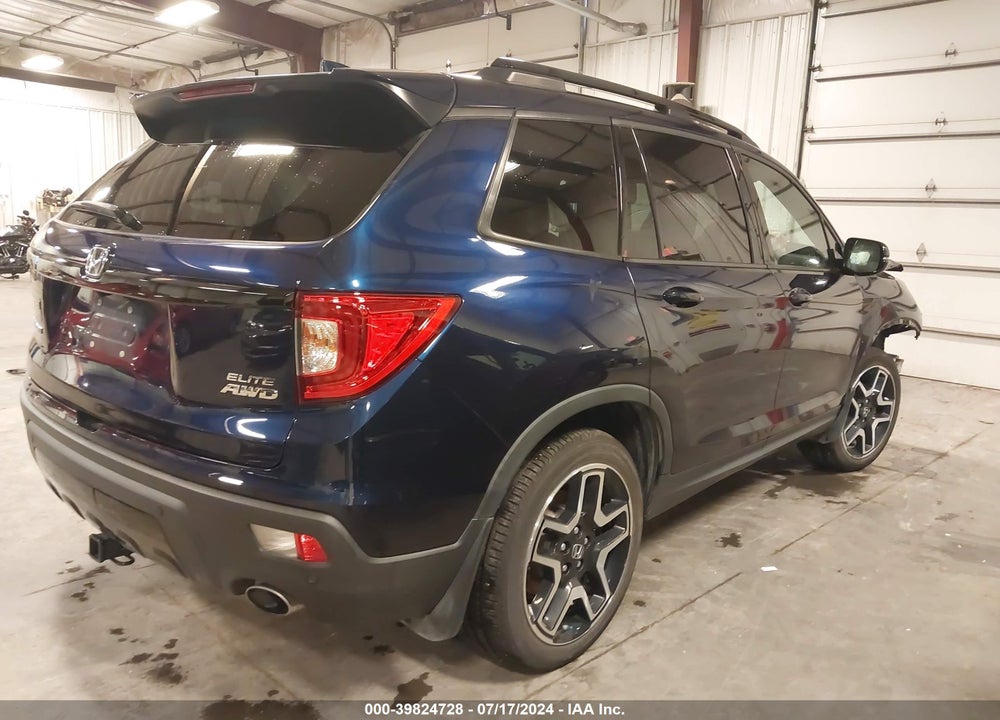 2020 HONDA PASSPORT AWD ELITE VIN: 5FNYF8H08LB015047