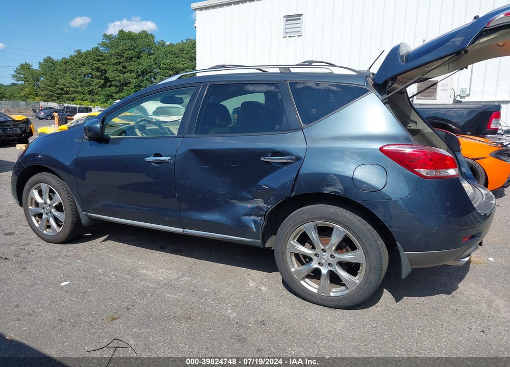 2012 NISSAN MURANO LE VIN: JN8AZ1MW1CW218906