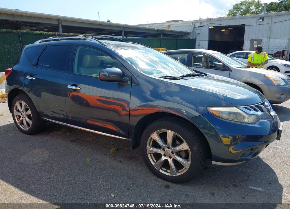 2012 NISSAN MURANO LE VIN: JN8AZ1MW1CW218906
