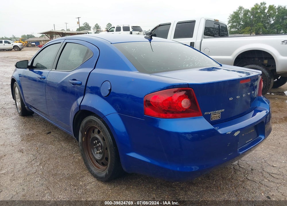 2014 DODGE AVENGER SE VIN: 1C3CDZAB6EN155558