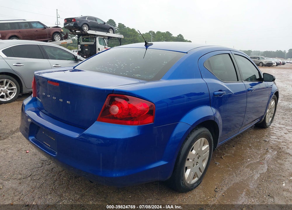 2014 DODGE AVENGER SE VIN: 1C3CDZAB6EN155558