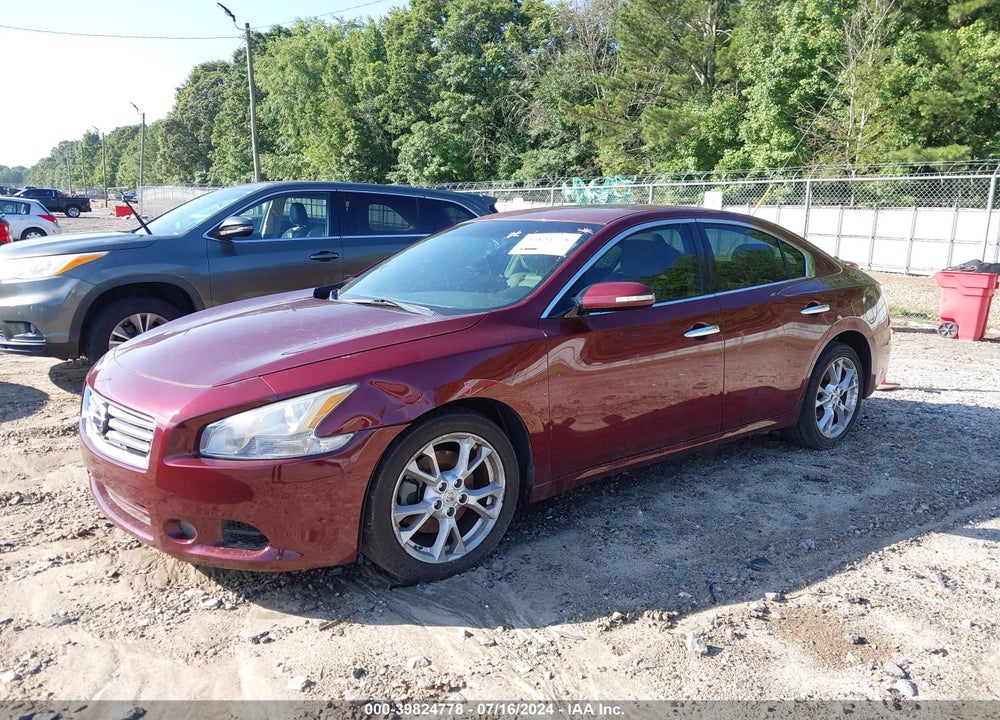 2012 NISSAN MAXIMA 3.5 SV VIN: 1N4AA5AP3CC825887