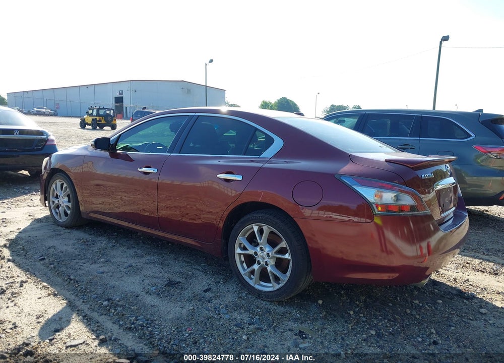 2012 NISSAN MAXIMA 3.5 SV VIN: 1N4AA5AP3CC825887