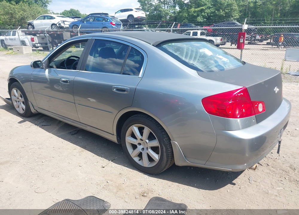 2006 INFINITI G35X VIN: JNKCV51F86M613837
