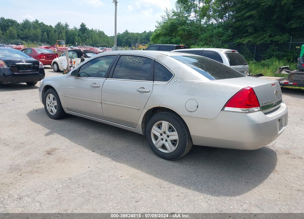 2007 CHEVROLET IMPALA LS VIN: 2G1WB58K279173874