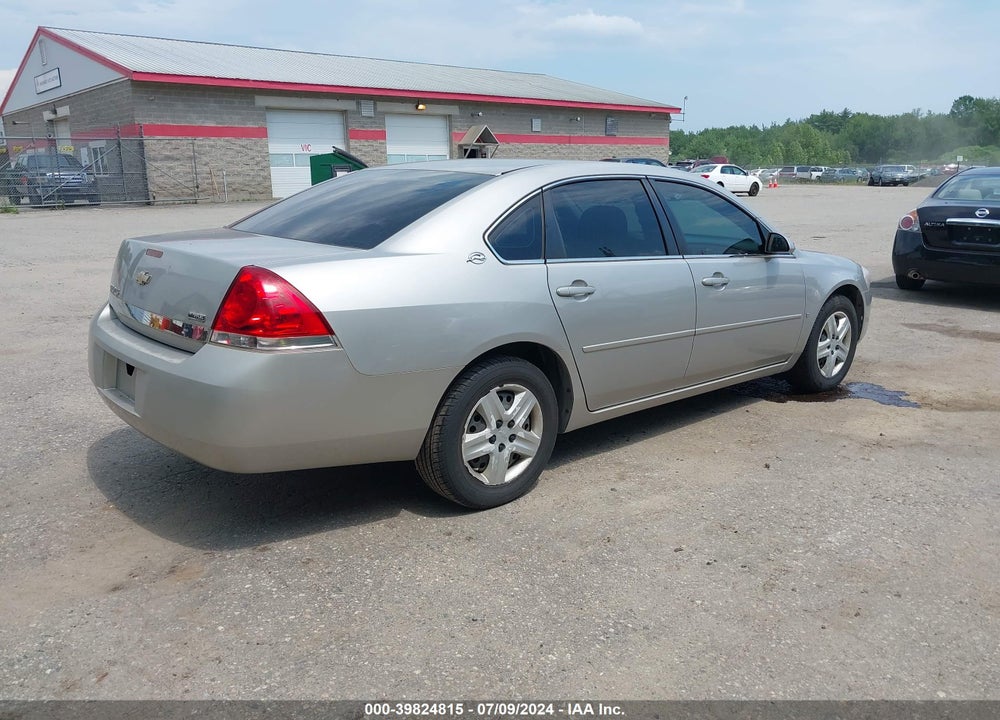 2007 CHEVROLET IMPALA LS VIN: 2G1WB58K279173874