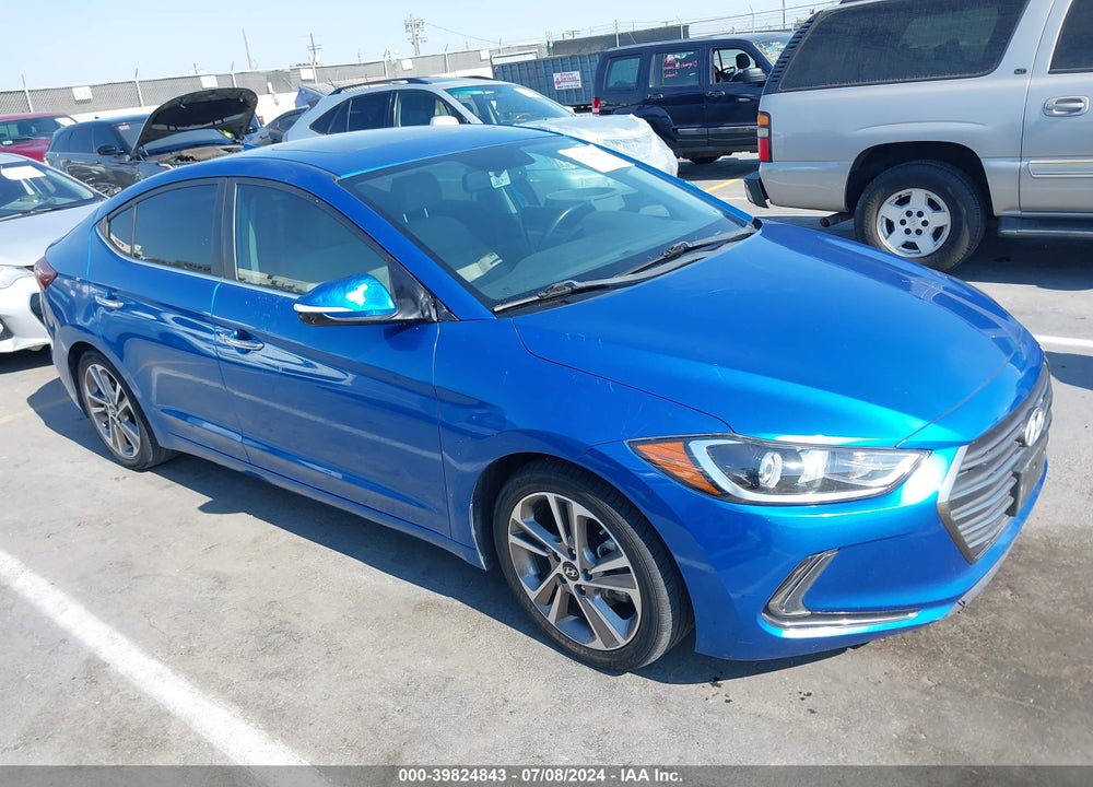 2017 HYUNDAI ELANTRA LIMITED VIN: 5NPD84LF0HH017445