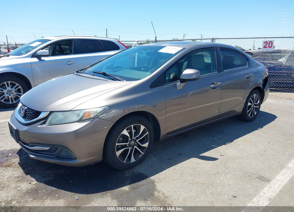 2013 HONDA CIVIC EX VIN: 2HGFB2F8XDH527446
