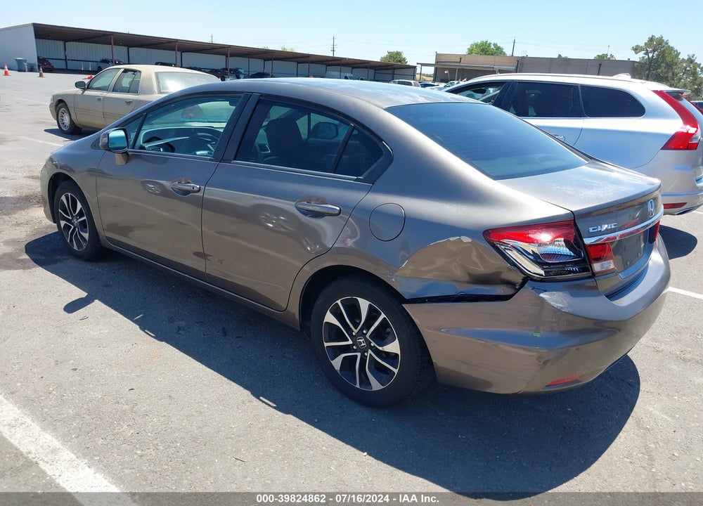 2013 HONDA CIVIC EX VIN: 2HGFB2F8XDH527446