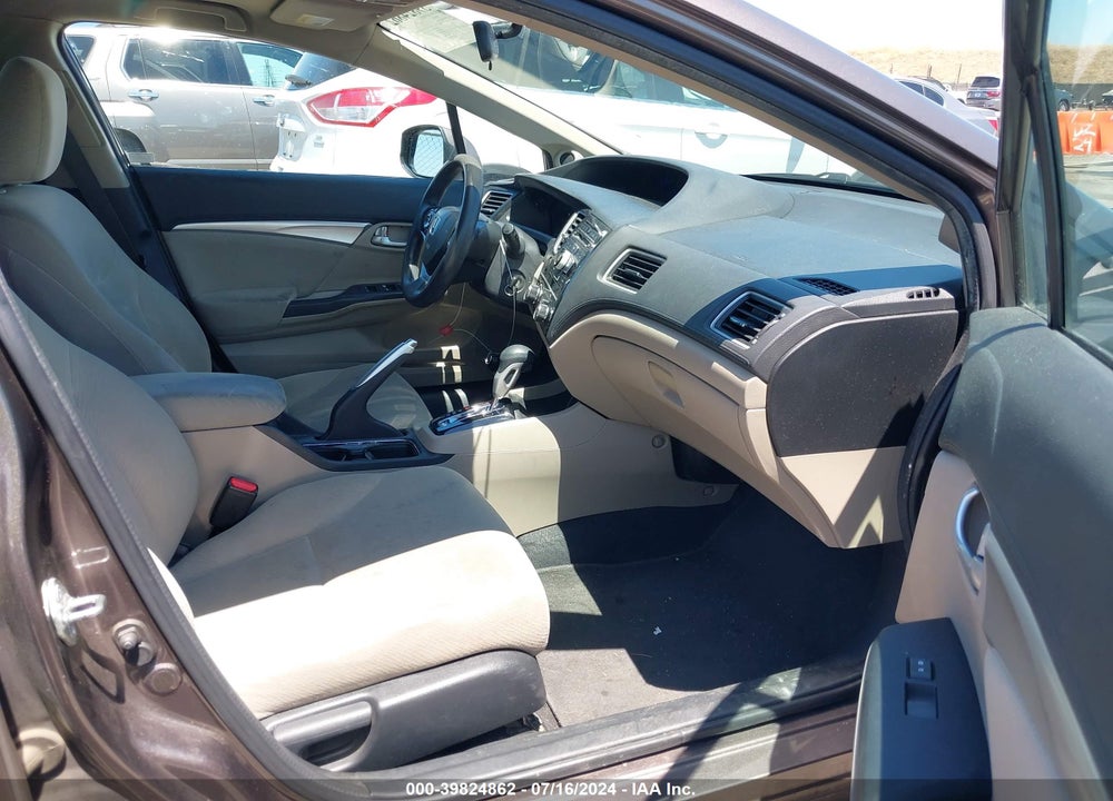 2013 HONDA CIVIC EX VIN: 2HGFB2F8XDH527446