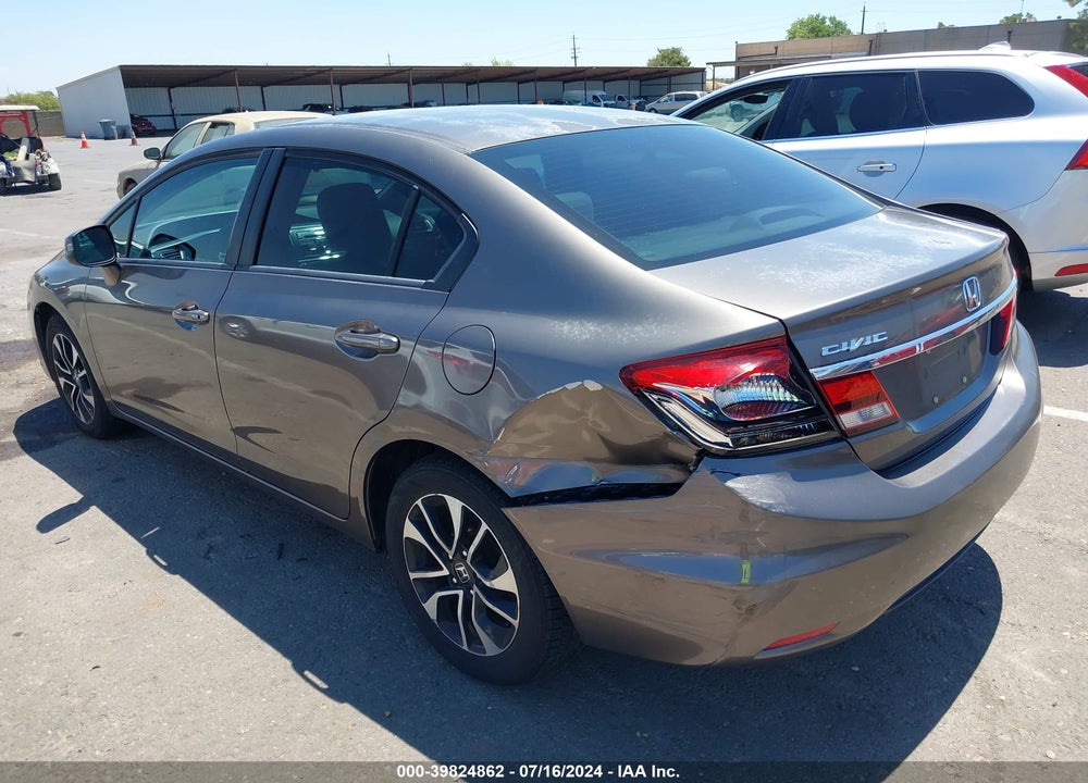 2013 HONDA CIVIC EX VIN: 2HGFB2F8XDH527446