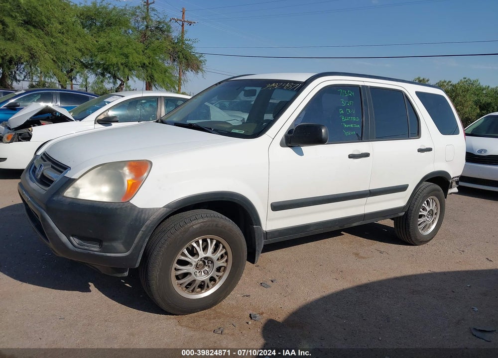 2002 HONDA CR-V LX VIN: JHLRD68462C001082