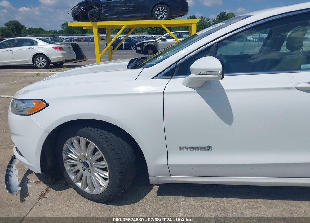 2013 FORD FUSION HYBRID SE VIN: 3FA6P0LU7DR225709