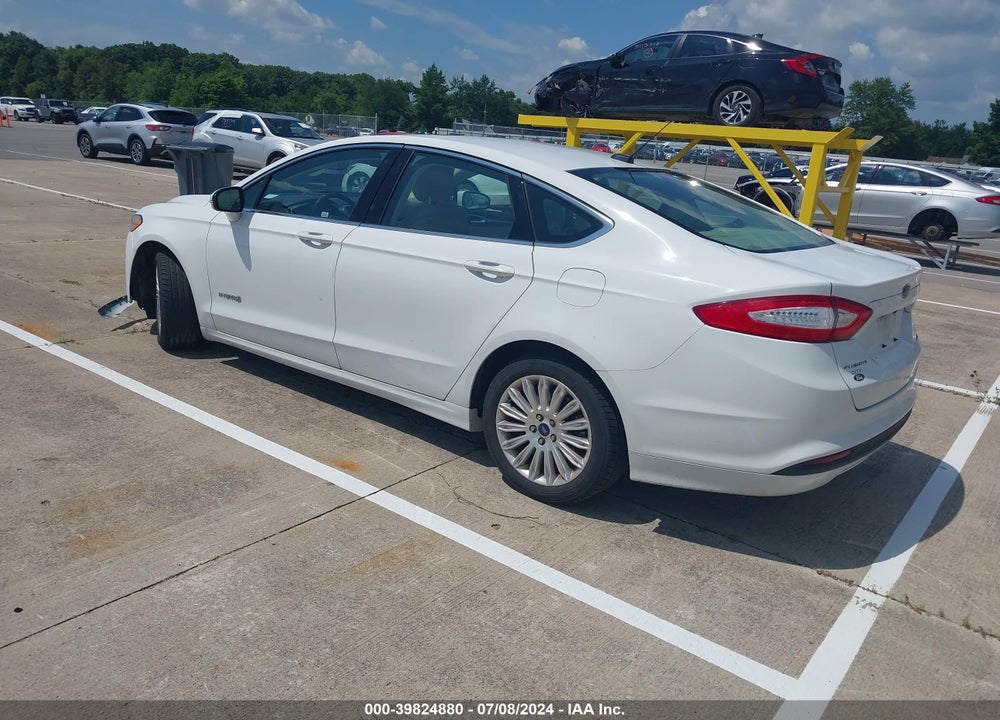 2013 FORD FUSION HYBRID SE VIN: 3FA6P0LU7DR225709