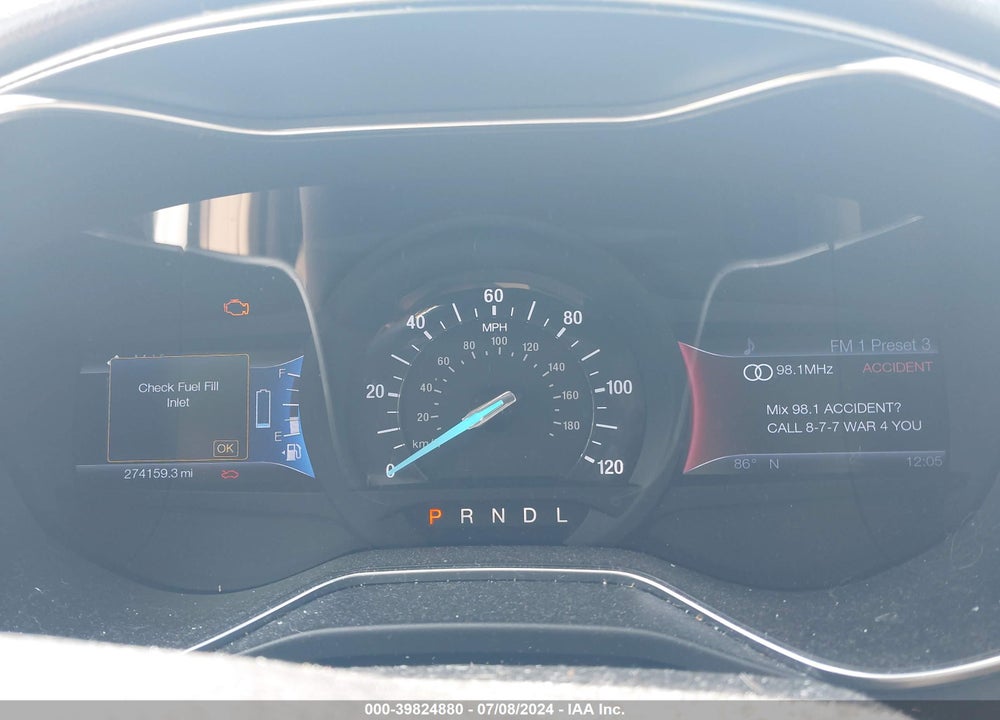 2013 FORD FUSION HYBRID SE VIN: 3FA6P0LU7DR225709