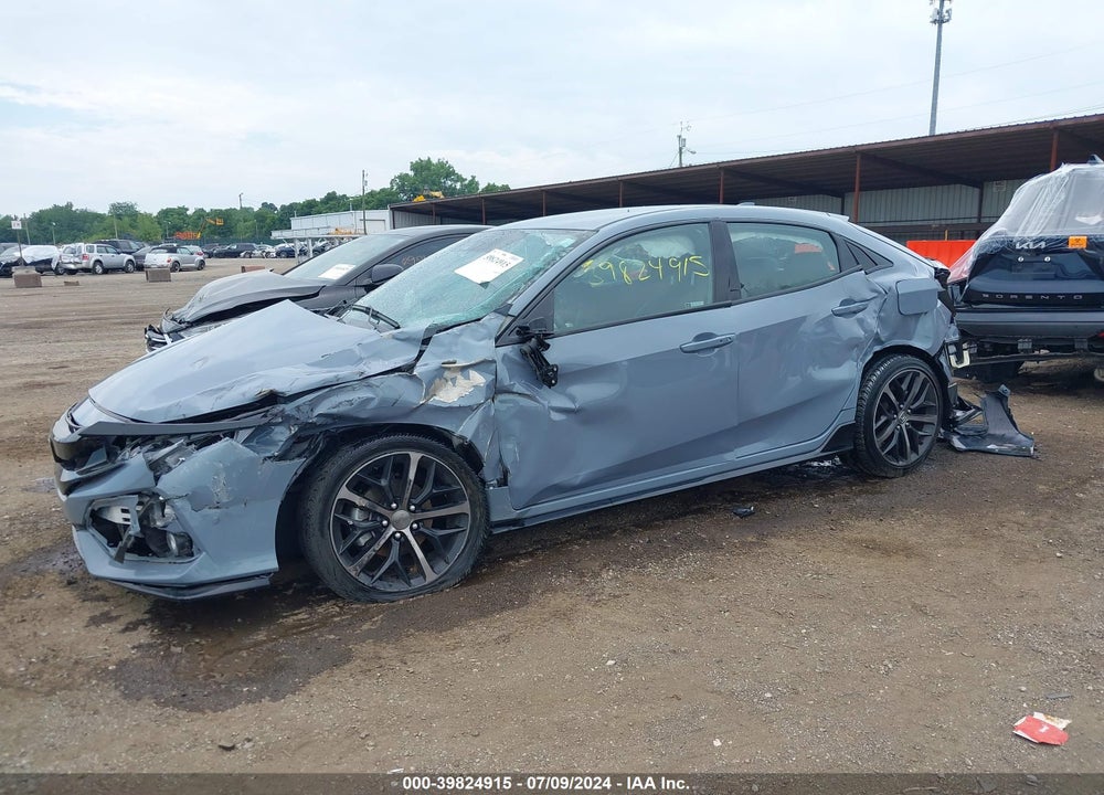 2021 HONDA CIVIC SPORT VIN: SHHFK7H48MU214387