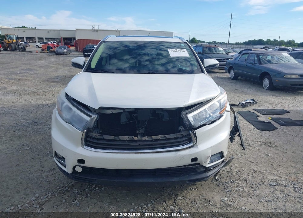 2014 TOYOTA HIGHLANDER LIMITED PLATINUM V6 VIN: 5TDYKRFH1ES005503