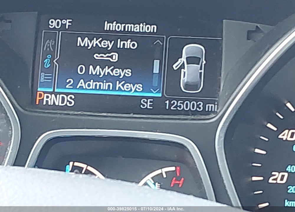 2016 FORD ESCAPE SE VIN: 1FMCU0G9XGUA12984