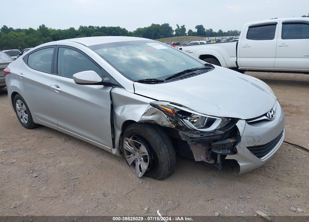 2016 HYUNDAI ELANTRA SE VIN: 5NPDH4AE4GH681059