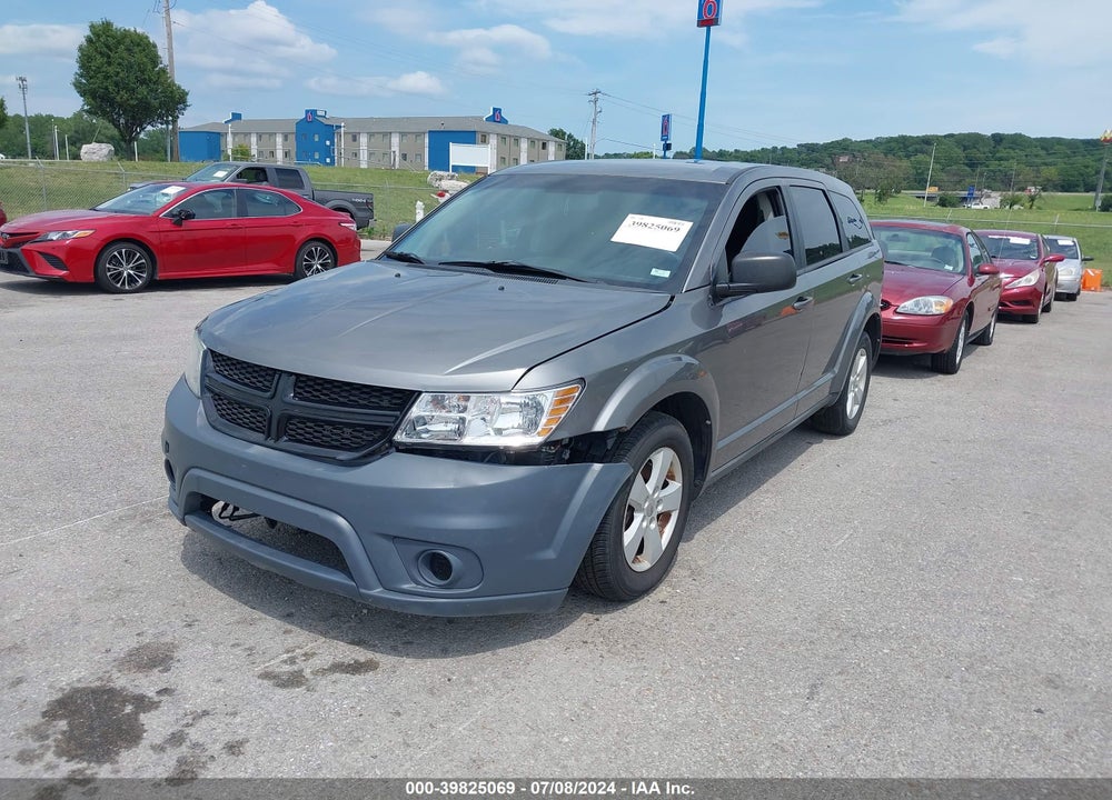 2013 DODGE JOURNEY AMERICAN VALUE PKG VIN: 3C4PDCAB6DT595191