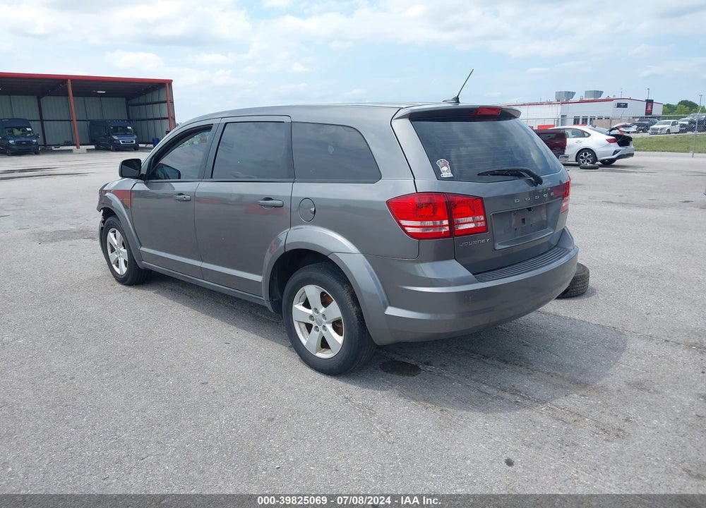 2013 DODGE JOURNEY AMERICAN VALUE PKG VIN: 3C4PDCAB6DT595191