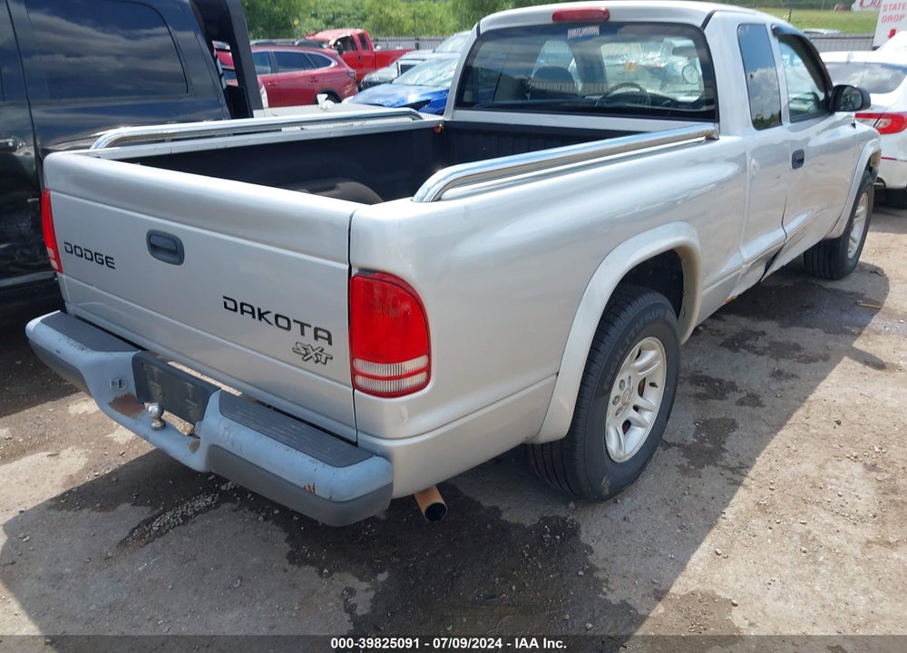 2004 DODGE DAKOTA VIN: 1D7GL12K44S589502