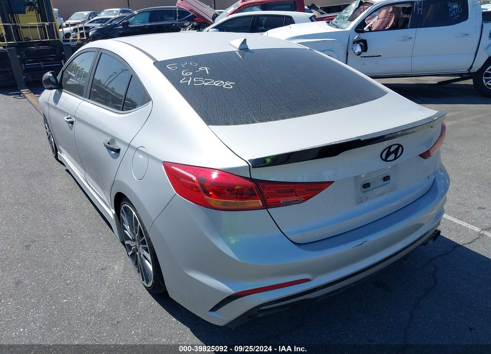 2017 HYUNDAI ELANTRA SPORT VIN: KMHD04LB8HU357349