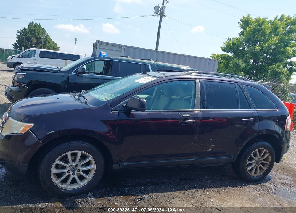 2007 FORD EDGE SEL VIN: 2FMDK38CX7BA56608