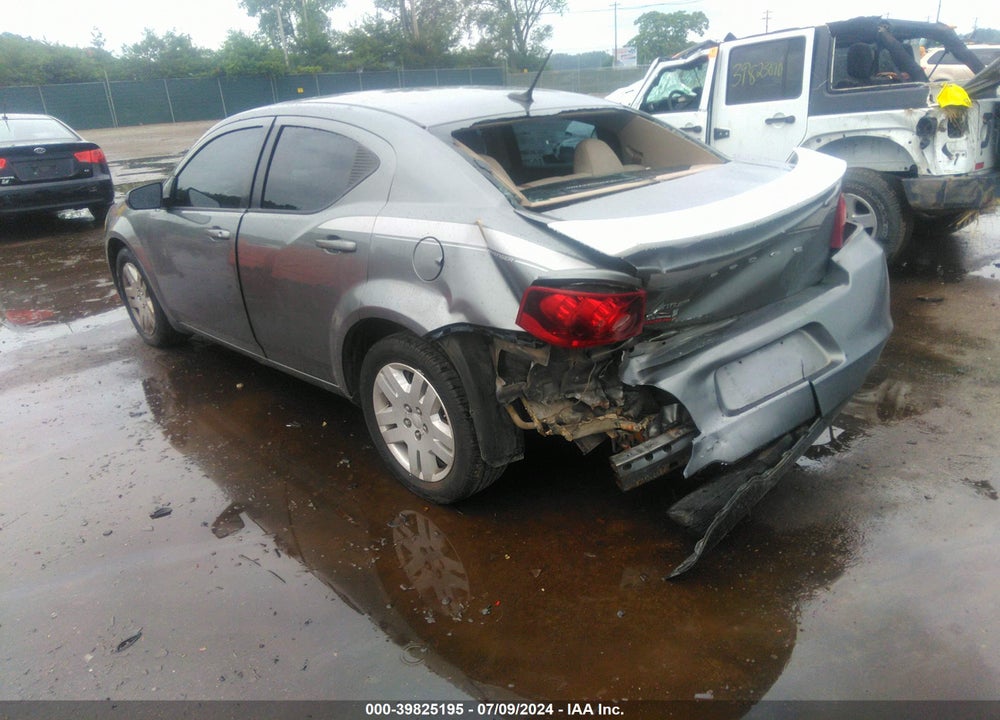 2012 DODGE AVENGER SE VIN: 1C3CDZAB5CN110219