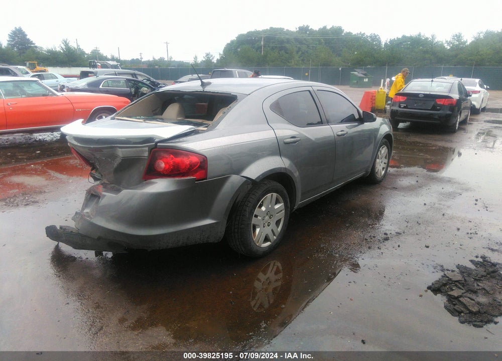 2012 DODGE AVENGER SE VIN: 1C3CDZAB5CN110219