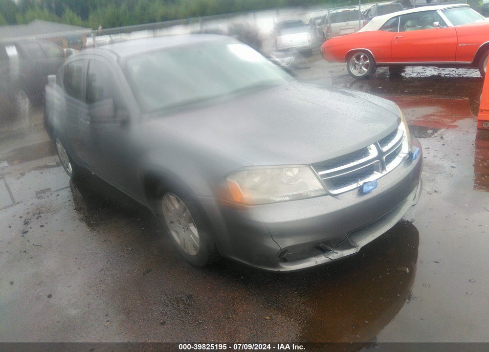 2012 DODGE AVENGER SE VIN: 1C3CDZAB5CN110219